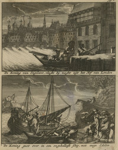 I. Károly király szökése alkotó: English School