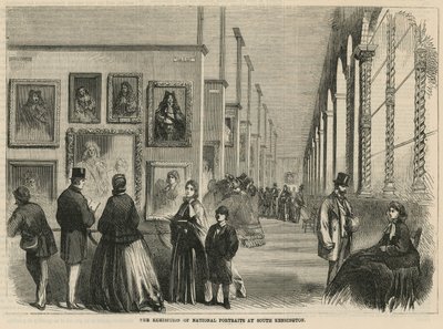 A nemzeti portrék kiállítása South Kensingtonban alkotó: English School