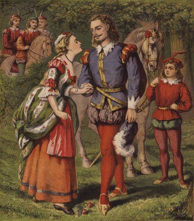 A tündér a szökőkútnál, vagy a két lány (színes litó) alkotó: English School