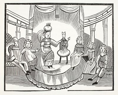 The Famous History of Tom Thumb, illusztráció a Chap-books of the Eightenth Century-ből, John Ashton, pub. 1882 alkotó: English School