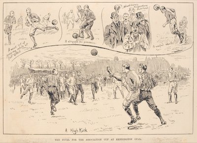 Az Association Cup döntője a Kennington Ovalban, "Illustrated Sporting and Dramatic News" alkotó: English School
