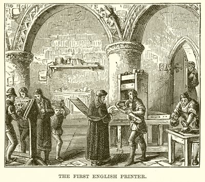 Az első angol nyomtató alkotó: English School