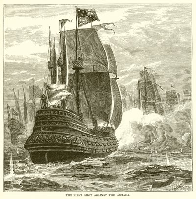 Az első lövés az Armada ellen alkotó: English School
