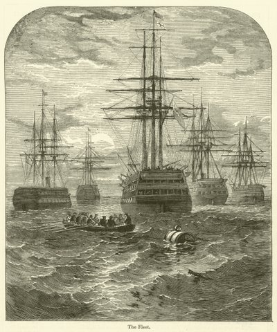 A flotta (metszet) alkotó: English School