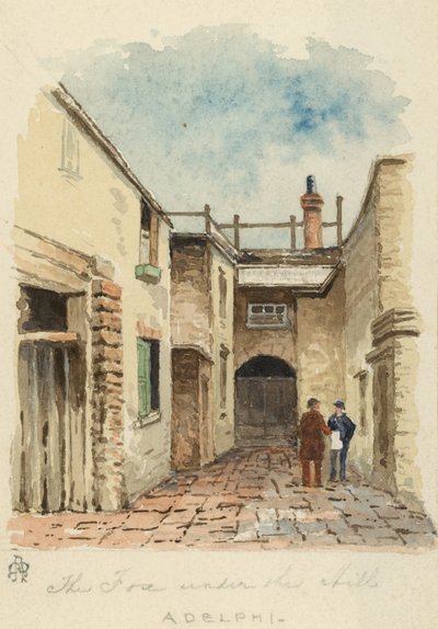 The Fox Under the Hill, Adelphi, London (wc papíron) alkotó: English School