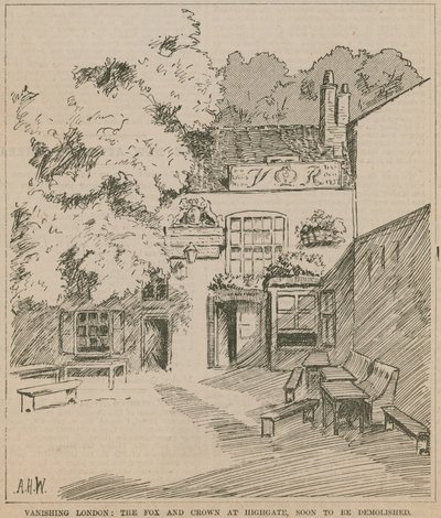 The Fox and Crown, Highgate, London alkotó: English School