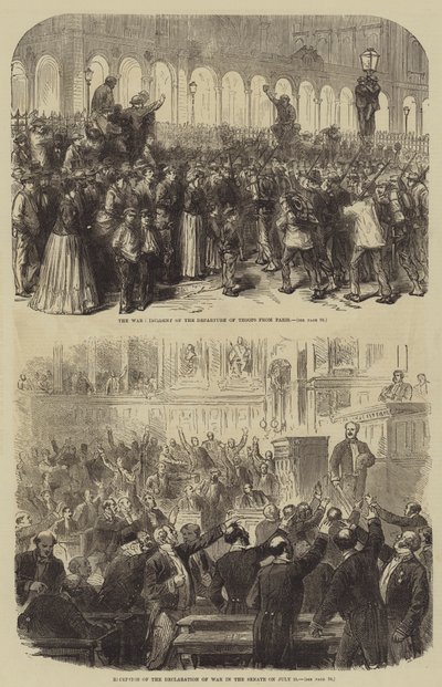 A francia-porosz háború (metszet) alkotó: English School