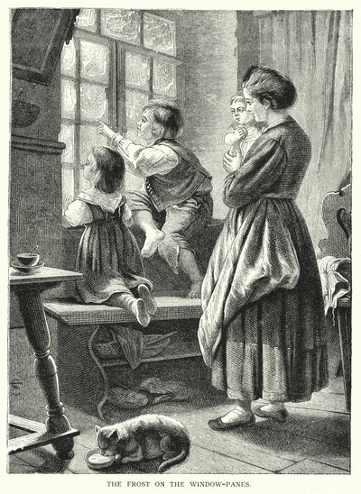 A fagy az ablaktáblákban (metszet) alkotó: English School