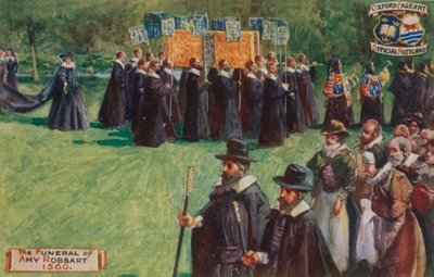 Amy Robsart temetése, 1560 alkotó: English School