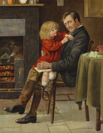 A vadőr lánya (chromolitho) alkotó: English School