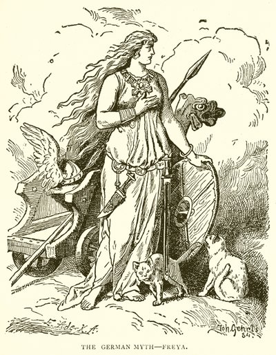A német mítosz – Freya alkotó: English School