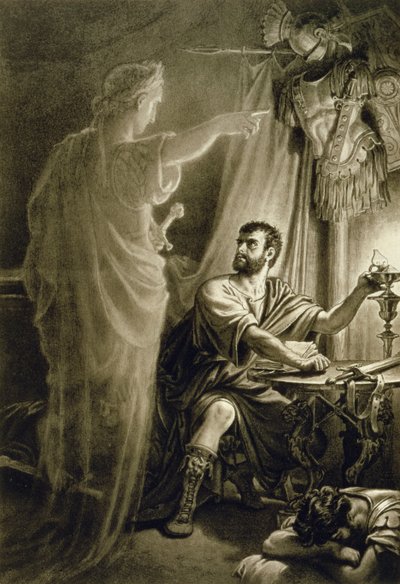 Julius Caesar szelleme William Shakespeare (1564-1616) drámájában alkotó: English School
