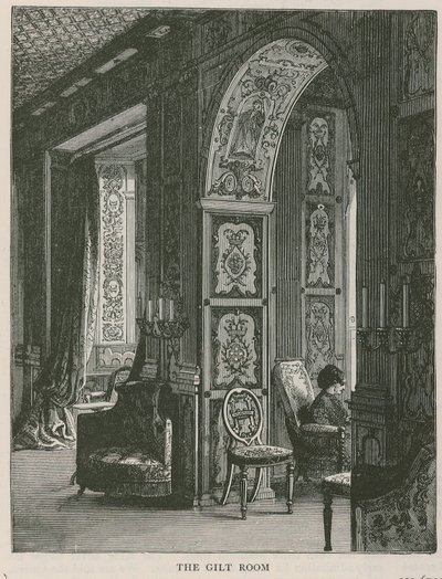 Az aranyozott szoba, Holland House alkotó: English School