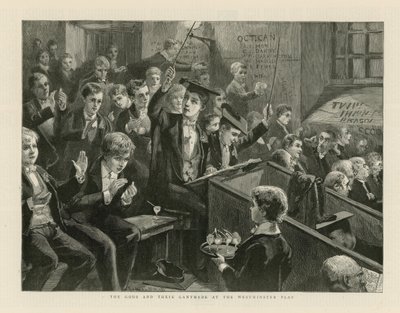 Az istenek és Ganymédesze a Westminster Playen alkotó: English School