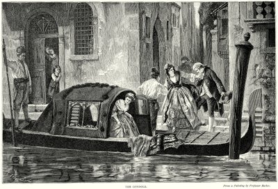 A Gondola (metszet) alkotó: English School