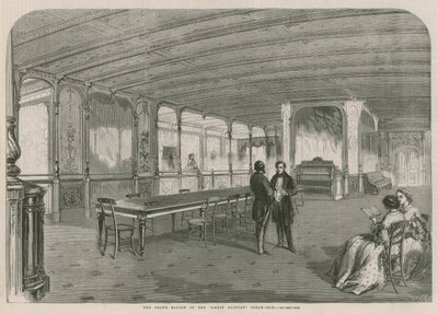 A nagy keleti gőzhajó nagy szalonja alkotó: English School