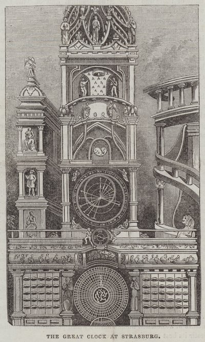 A strasburgi nagy óra (metszet) alkotó: English School