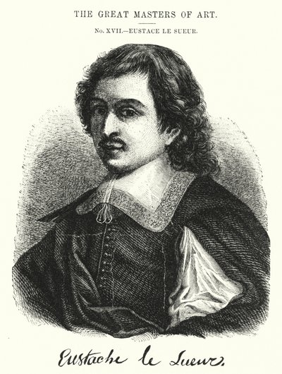 A művészet nagy mestere, Eustace Le Sueur (metszet) alkotó: English School