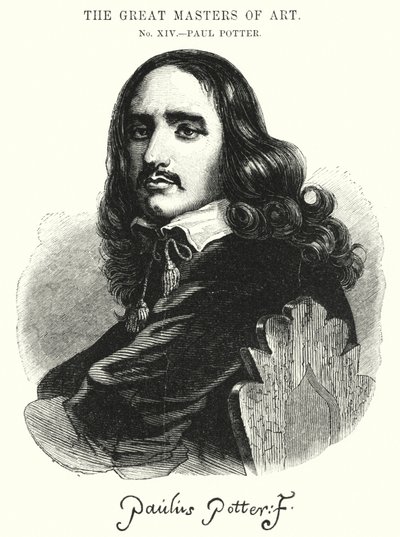 A művészet nagy mesterei, Paul Potter (metszet) alkotó: English School