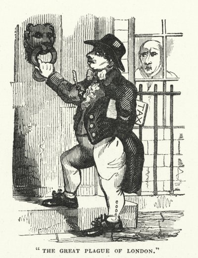 A londoni nagy pestis (metszet) alkotó: English School