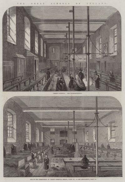 Anglia nagy iskolái (metszet) alkotó: English School