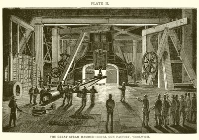 The Great Steam Hammer – Royal Gun Factory, Woolwich alkotó: English School