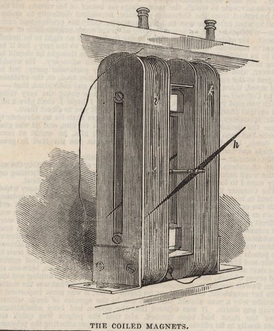 The Great Western Electric Telegraph: A tekercselt mágnesek alkotó: English School