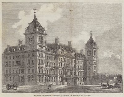 The Great Western Hotel, Paddington (metszet) alkotó: English School