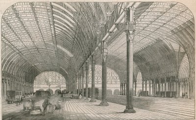A Great Western Railway új végállomása Paddingtonban alkotó: English School