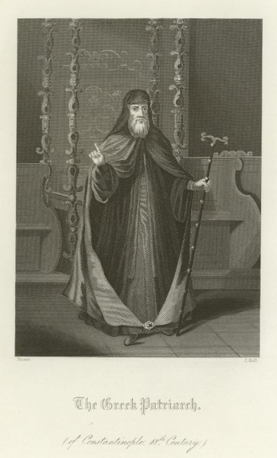 A konstantinápolyi görög pátriárka, 18. század alkotó: English School