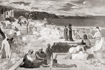 Massalia görög kolónia, Hutchinson A nemzetek története című művéből, 1915. alkotó: English School