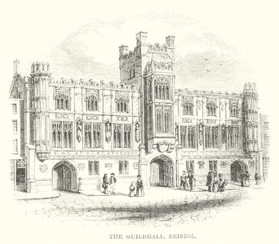 The Guildhall, Bristol (metszet) alkotó: English School