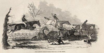 The Harrow Steeple Chase: The Fall at the Brook, a 