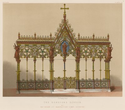 A Hereford képernyő, Skidmores Art Manufactory Company, Coventry alkotó: English School
