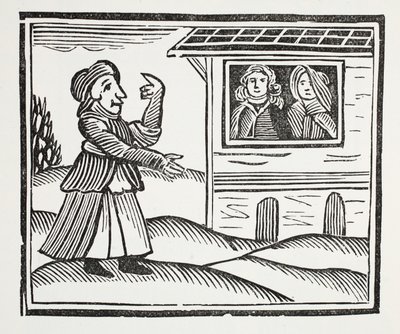 The History of Mother Shipton, illusztráció a Chap-books of the Eightenth Century, John Ashton, pub. 1882 alkotó: English School