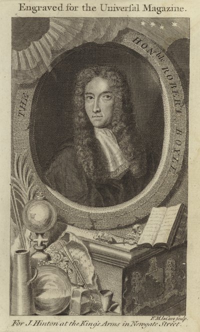 A tisztelt Robert Boyle alkotó: English School