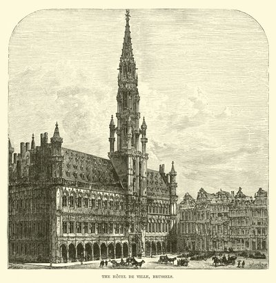 A Hotel de Ville, Brüsszel alkotó: English School