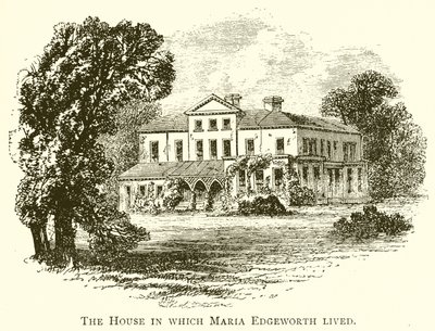 A ház, amelyben Maria Edgeworth élt alkotó: English School