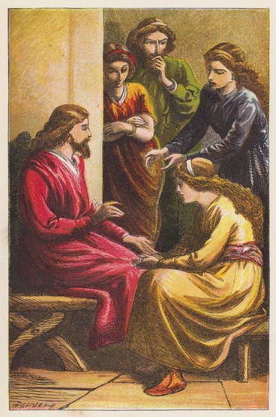 A betániai szerény otthon (színes litográfia) alkotó: English School