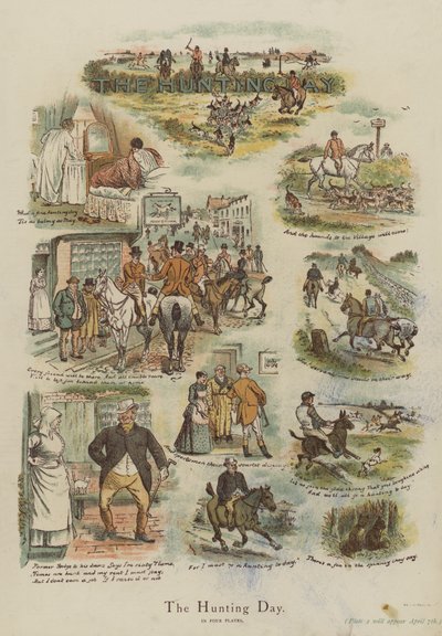A Vadásznap (chromolitho) alkotó: English School