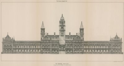 The Imperial Institute: Aston Webb és E Ingress Bell tervezte alkotó: English School