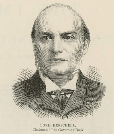 A Birodalmi Intézet: Lord Herschell, a Vezető Testület elnöke alkotó: English School