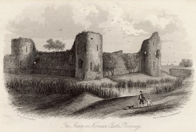 A belső vagy normann kastély Pevenseyben alkotó: English School