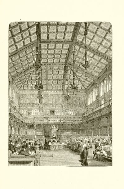 Az alsóház belseje alkotó: English School