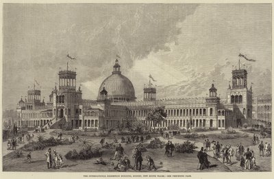 The International Exhibition Building, Sydney, New South Wales (metszet) alkotó: English School