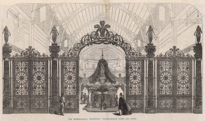 Nemzetközi Kiállítás; Coalbrookdale Gales és Court alkotó: English School