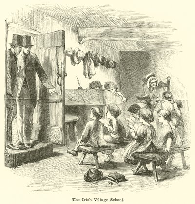 Az ír falusi iskola alkotó: English School