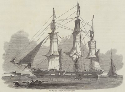 A "James Booth", Aberdeen Clipper (metszet) alkotó: English School
