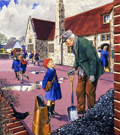 A portás alkotó: English School