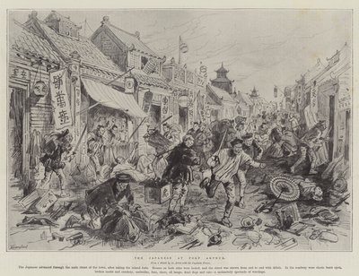 Japánok Port Arthurban (litho) alkotó: English School